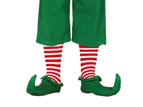 Hosszú zokni piros csíkokkal - 1 pár