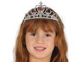 Tiara diadém Silver Princess - 1 db.