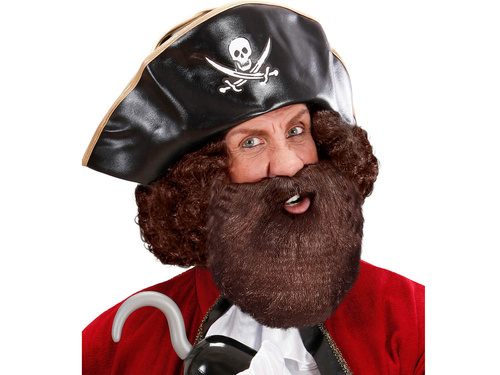 Szakáll bajusszal barna - 1 db.