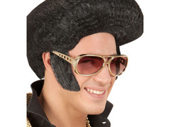 Elvis fekete pajesz - 1 pár