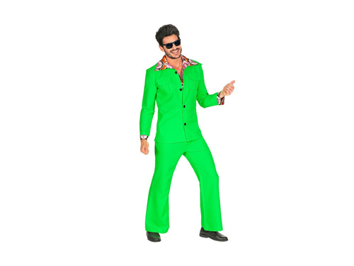 70-es évek diszkó öltöny - neonzöld