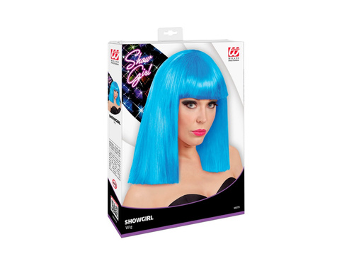 Showgirl kék paróka