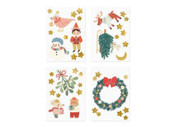 Boldog karácsonyt ablak dekoráció - 40 tétel.