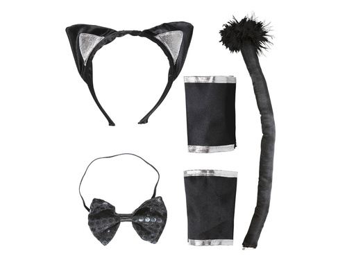 Fekete cica szett - 1 kpl.