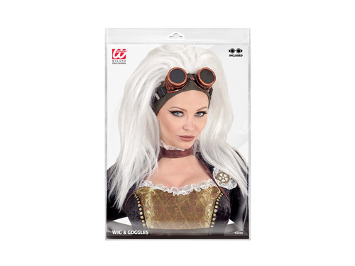 Steampunk paróka szemüveggel