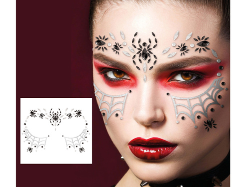 Öntapadós arcmatricák Spider - 1 op.