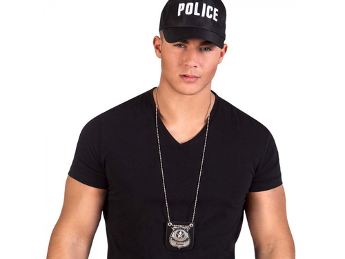 Rendőrjelvény pénztárcában - 1 db.