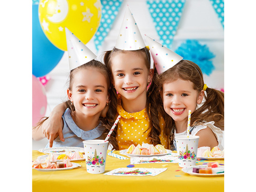 Egyszarvú papírpoharak - 250 ml - 8 db.