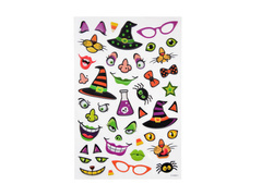 Halloween matricák boszorkány