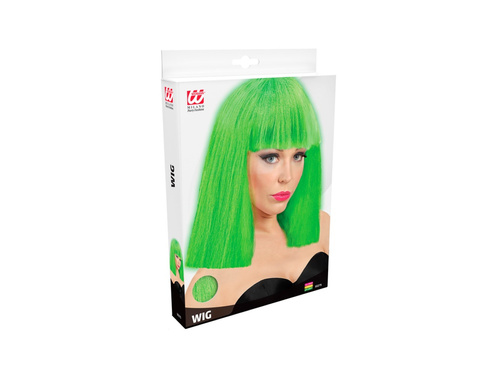 Neonzöld Showgirl paróka