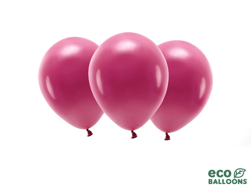 EKO pasztell bordó latex lufi - extra nagy - 10 db.