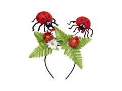 Katicabogár fejpánt virágokkal