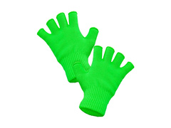 Neonzöld ujjatlan kesztyű