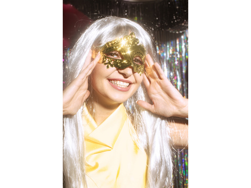 Arany velencei farsangi maszk - 1 db.