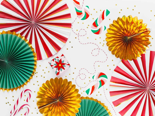 Függő rozetták karácsonyra - 3 db.