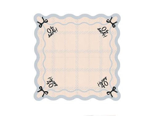 Vidám szalvéták 40 - 33 cm - 12 db.