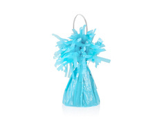 Fóliasúlyok héliummal töltött léggömbökhöz - pasztellkék - 145 g