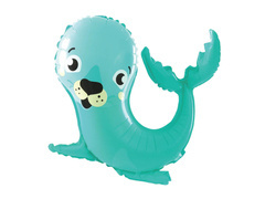 Fólia léggömb dekoráció Seal - 63 cm - 1 db.