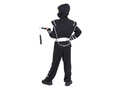 Ninja harcos jelmez fekete - 1 db.