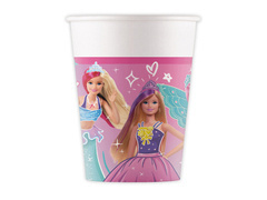 Barbie papírpoharak - 200 ml - 8 db.