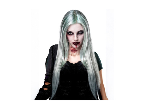 Hosszú szürke zombi paróka