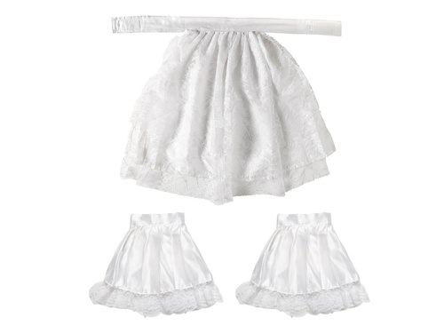 Csipkés jabot mandzsettával - 3 db.