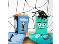 Halloween popcorn dobozok Szörnyek - 6 db.