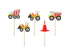 Piknik gyertyák építése - 5 db.