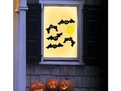 Gél matricák üveghez Denevérek - 1 készlet