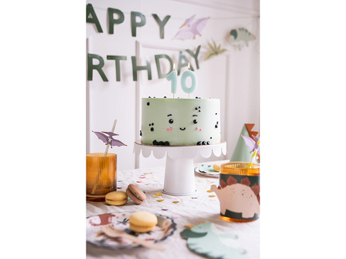 Kék nullás gyertya - 0 - 1 db.