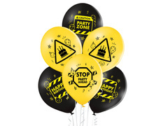 Születésnapi zóna latex lufi - 30 cm - 6 db.