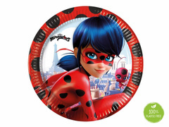 Miraculum születésnapi papírtányérok - 23 cm - 8 db.