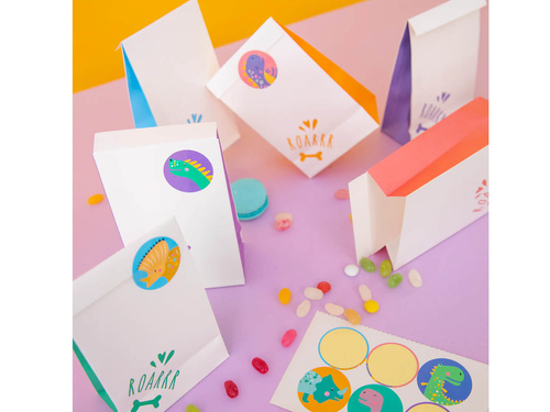 Papírtasakok Dinoszauruszok - 6 db.