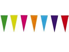 Többszínű zászlók banner - 10 m - 1 db.
