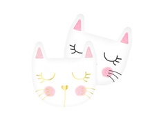 Születésnapi macskás szalvéta - 33 cm - 12 db.