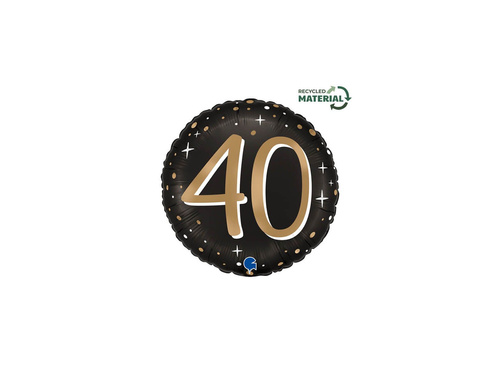 Szikrázó 40 - 14" kerek fólialufi - 1 db.