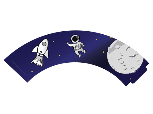 Cupcake poharak Cosmos - 6 db.