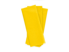 Dekoratív ajándékcsomagolópapír sárga - 50 x 70 cm - 10 db.