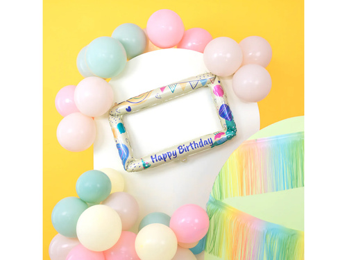 Függöny - szivárványos pasztell függöny - 30 cm x 300 cm