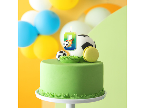 Focis számgyertya - 0 - 1 db.