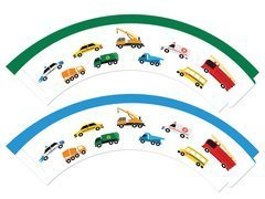 Cupcake liners Cars - 6 db.