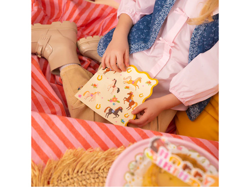 Születésnapi szalvéták Lovak - 33 cm - 10 db.