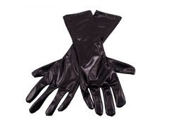 Fekete farsangi kesztyű - 42 cm.