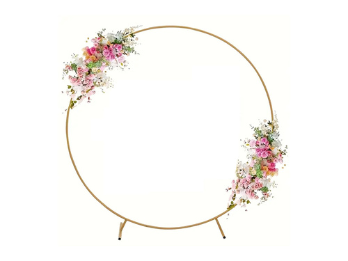 Arany kerek lufiállvány - 180 cm - 1 db.