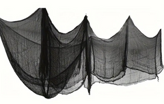 Fekete Halloween háló - 210 x 300 cm - 1 db.