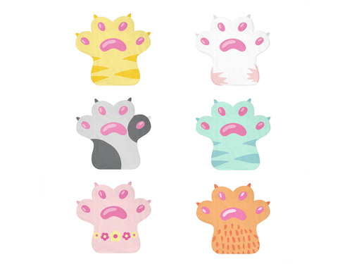 Születésnapi szalvéták Macskák - 32 cm - 12 db.