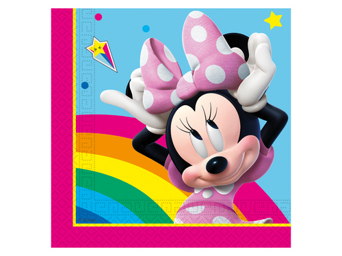 Minnie egér szülinapi szalvéta - 33 cm - 20 db.