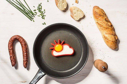 Szilikon tojásforma - Nap felhővel