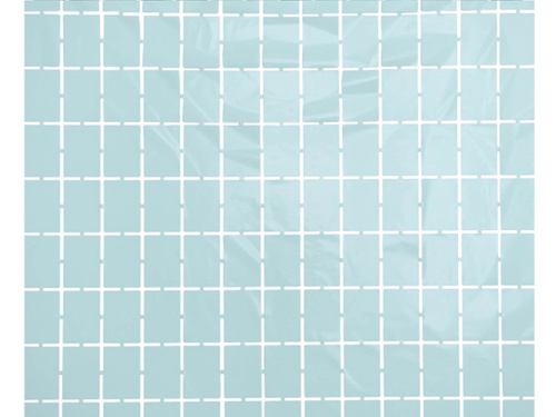 Világoskék pasztell négyzet alakú függöny - 100 x 200 cm