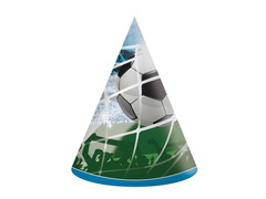 Focis szülinapi sapkák - 6 db.